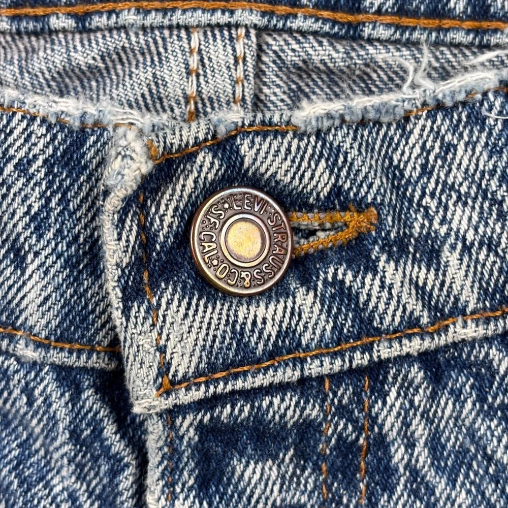 Vintage Levi's 505 Acid Wash Jeans Mens 31x30 (28x30) Denim Made In USA 80s